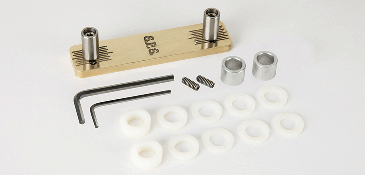 4.25” Rectangle Comb Adjuster - SOLID BRASS